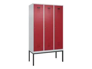locker voor scheiding van kleding,HxBxD 2120x1200x500mm,3vak - 2