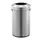 EKO Afvalbak Urban Bin 50 Liter mat Rvs Open top