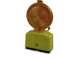 waarschuwingslamp,LED,geel,HxBxD 380x190x175mm,Ø 180mm - 1