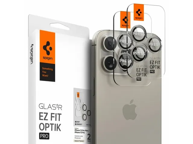 Spigen EZ Fit Optik Pro iPhone Air Camera Lens Protector Grijs (2-Pack