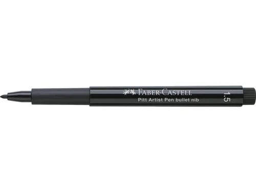 Tekenstift Faber-Castell Pitt Artist Pen 1,5 zwart