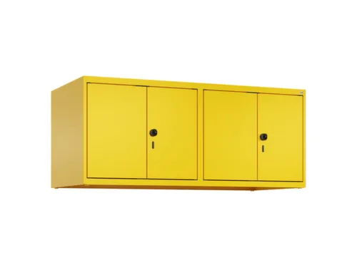 opzetkast,v. locker voor scheiding van kleding,4vak.,vak B 300mm