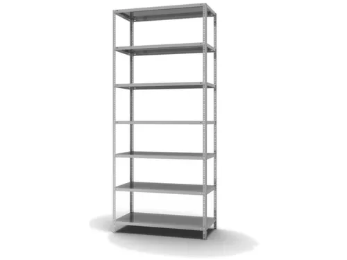 magazijnstelling,grondveld,HxBxD 3000x1300x600mm,vaklast 350kg
