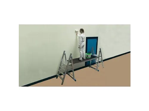 werkbordes m. zeefdrukplaat,v. laddersteiger,L 1,5m
