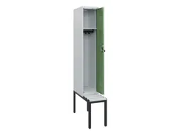 locker met bank,HxBxD 1950x300x815mm,1vak,vak B 300mm,draaigrendel