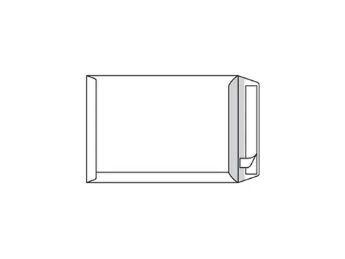Zak Akte Envelop C4 229x324mm Zonder Venster Strip Naturel wit