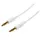 2m slim 3,5 mm stereo/audiokabel M/M wit