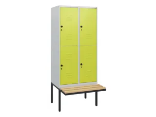 Dubbeldekse dekenkist,HxBxD 1950x800x815mm,2x2vak.,vak B 400mm - 1