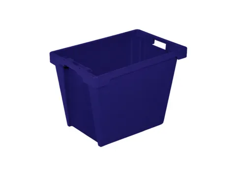 Euronorm Draaistapelbak 400x600x400mm Blauw