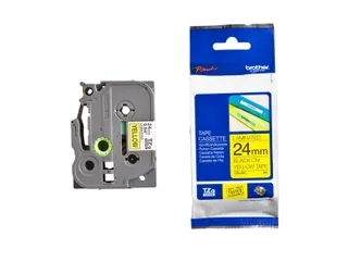 Labeltape Brother P-touch TZe-651 standaard 24mm zwart op geel - 6