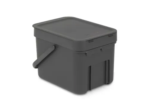 Afvalemmer Sort & Go 6 liter Grijs Brabantia