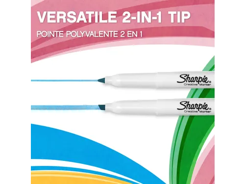 Markeerstift Sharpie S-note Beitel blister à 12 kleuren Assorti