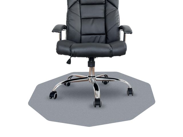 Cleartex vloermat Chairmat 9-hoek harde/solide oppervl. | StoelmattenWinkel.nl