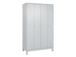 locker voor scheiding van kleding,HxBxD 1950x1200x500mm,4vak