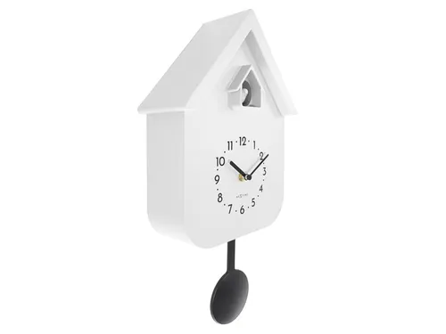 Wandklok NeXtime Twitter 21,5x41,5 cm wit