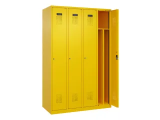 locker voor scheiding van kleding,HxBxD 1850x1200x500mm,4vak - 1