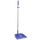 Vikan Hygiene stofblik 33cm met rechtopstaande steel 75cm Paars