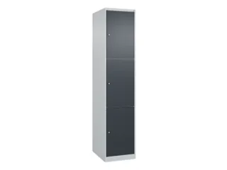 lockerkast,HxBxD 1850x400x500mm,1x3vakken,vak B 400mm,cil.-slot - 1