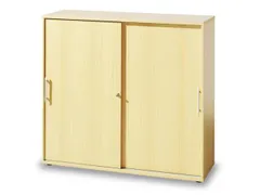 Schuifdeurkast Hxbxd 1000x1200x400mm 3 Oh Romp/front Esdoorn/esdoorn