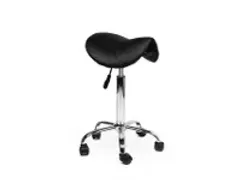 OUTLET Zadelkruk Office medium harde wielen zwart