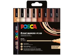 Uni Posca paintmarker PC-5M 18 - 25 mm ronde 8 stuks