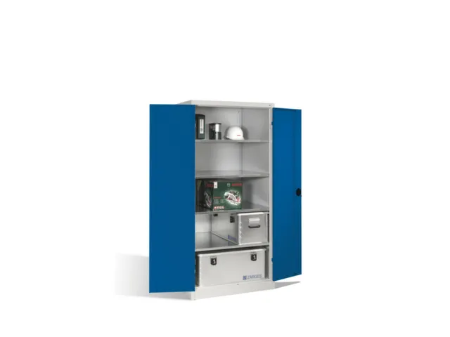 universele kast,HxBxD 1950x930x800mm,romp RAL7035,front RAL3003