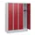 schoollocker,HxBxD 1630x1200x500mm,4vak,vak B 300mm,cil.-slot,sokkel