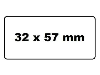 Labeletiket Quantore 11354 57x32mm wit - 3