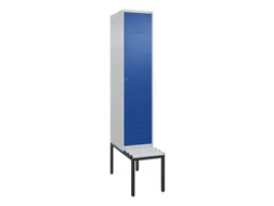 locker voor scheiding van kleding,HxBxD 2120x400x815mm,1vak