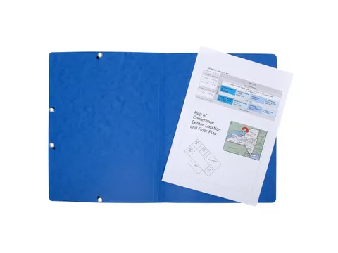 Elastomap Nature Future zonder kleppen A4, 400 g/m², blauw karton