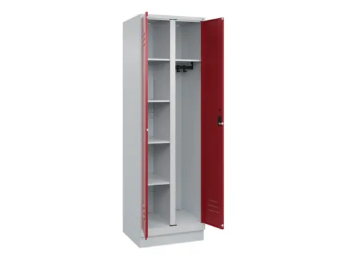 wasgoedverdeelkast,HxBxD 1950x600x500mm,vak B 300mm,cilinderslot