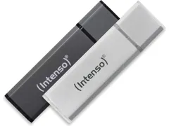 Alu Line Usb 2.0 Stick 32Gb zilver/antraciet 2 stuks