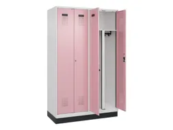 PBM-locker,HxBxD 1950x1200x500mm,4vak,vak B 300mm,cil.-slot