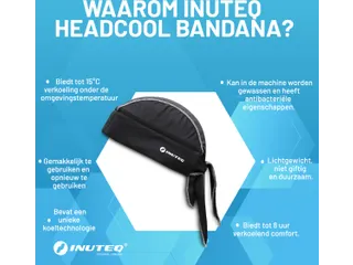 Inuteq Headcool bandana Zwart - 3