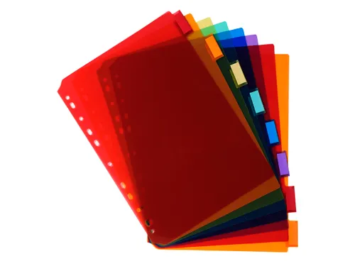 Tabbladen PP A4 8 tabs personalis.