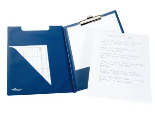 Klembordmap Durable 2355 met kopklem en insteek blauw A4 - 2