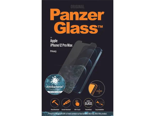 PanzerGlass Privacy Screen Protector iPhone 12 Pro Max | Standard F