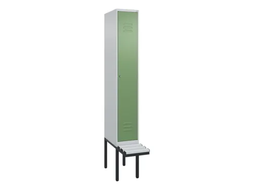 locker voor scheiding van kleding,HxBxD 2120x300x815mm,1vak
