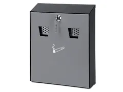 Asbak wand Zwart en Grijs