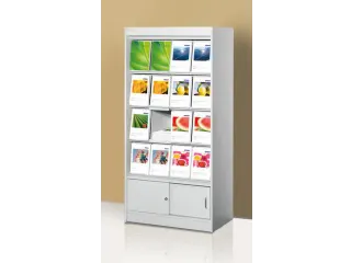 folderkast,HxBxD 1910x970x420mm,16xfoldervakken,v. DIN A4 - 1