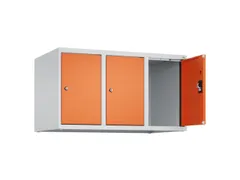 opzetkast,v. locker,3vak.,vak B 300mm,HxBxD 500x900x500mm,cilinderslot