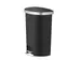 Hana pedaalemmer halfrond 55 Liter Zwart