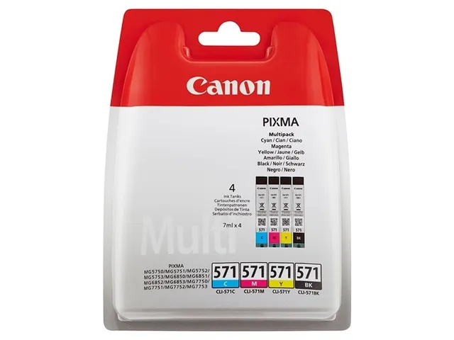 0386C009 Canon CLI-571 multipack BK/C/M/Y