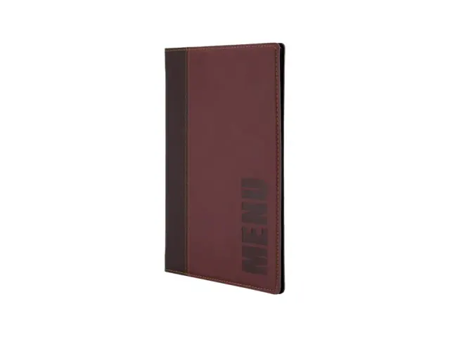 Protège-menu Securit Trendy A5 1x 2 pochettes bordeaux