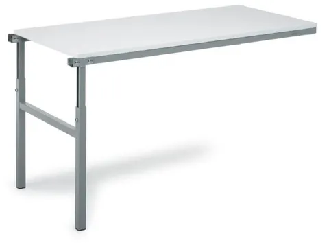 ESD-aanbouwelement voor montagetafel 650-900x1000x700mm RAL7035