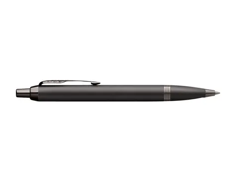 Balpen Parker IM Monochrome Gun Metal Medium + blauwe inkt