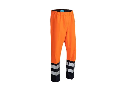 Sioen Hovi 7276 regenbroek, oranje/marineblauw, maat 3XL, per stuk