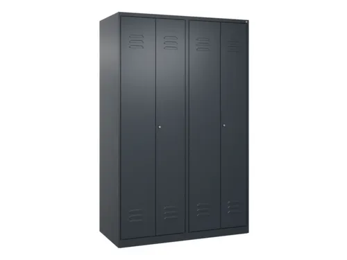 locker voor scheiding van kleding,HxBxD 1850x1200x500mm,4vak