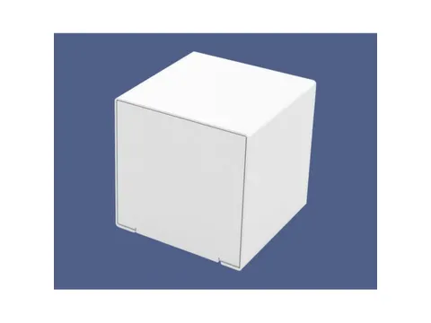 zitkubussen,HxBxD 450x450x450mm,staal-zitting RAL9010