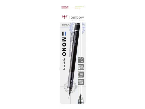 Vulpotlood Tombow MONO graph HB 0.5mm zwart